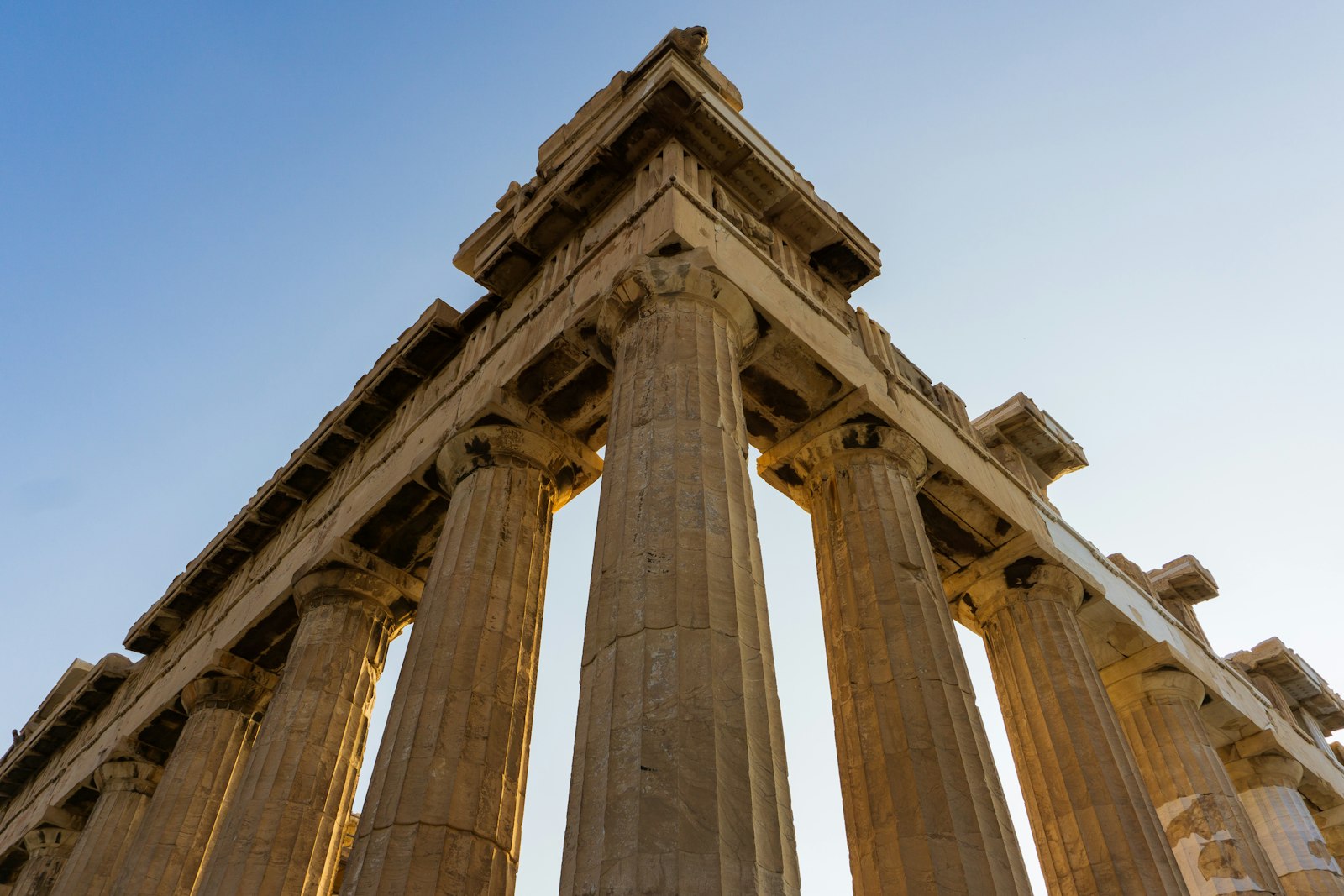 The Parthenon on the Acropolis of Athens