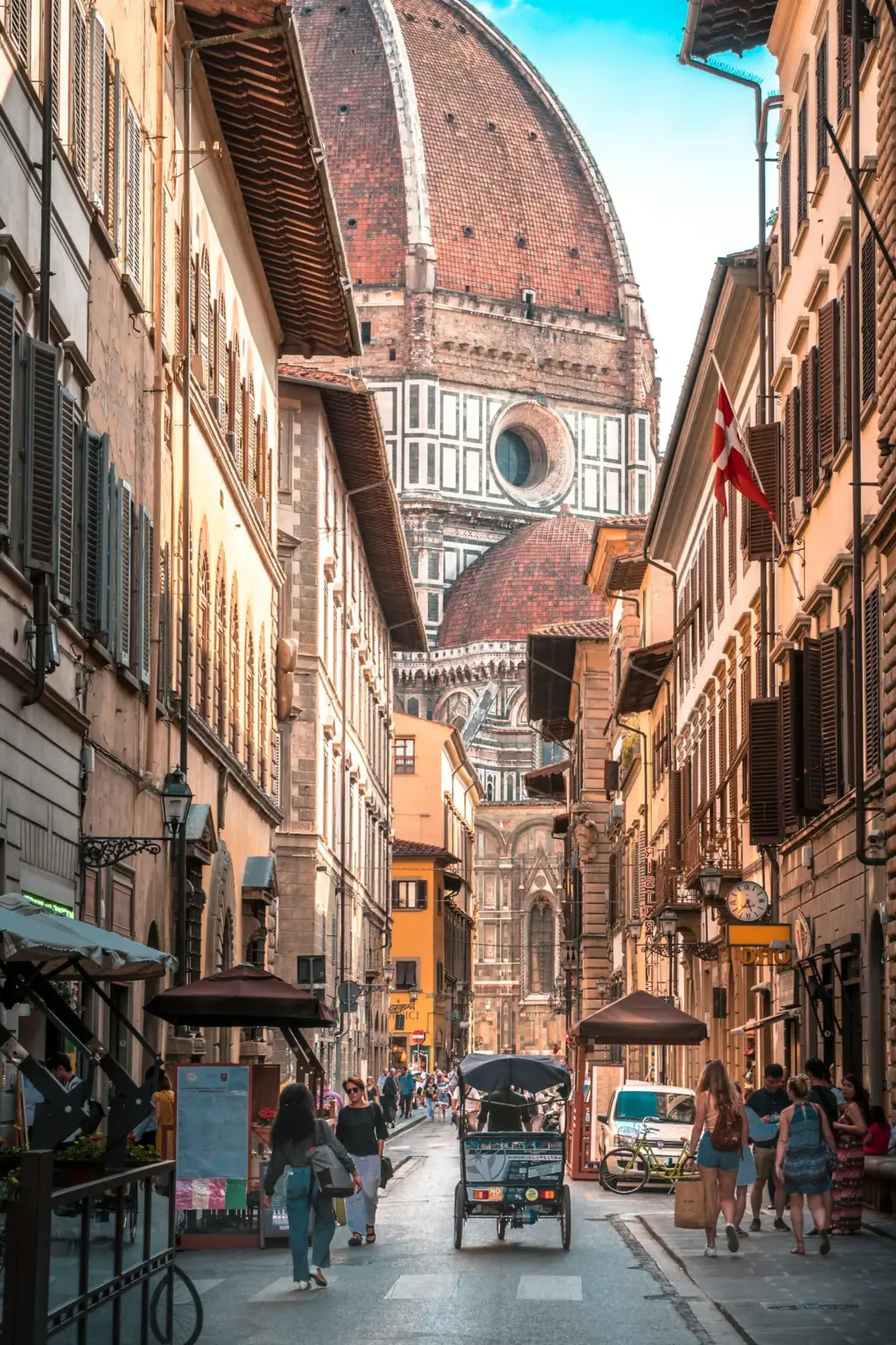 A street in a Tuscan city