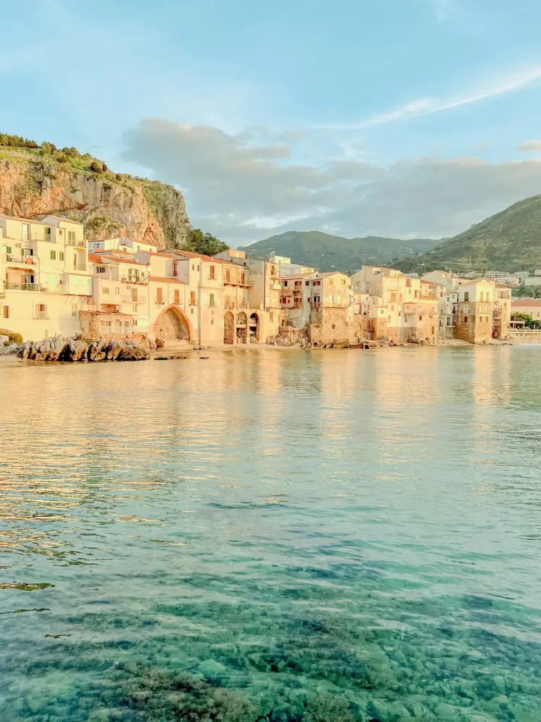 A coastal town in Sicily